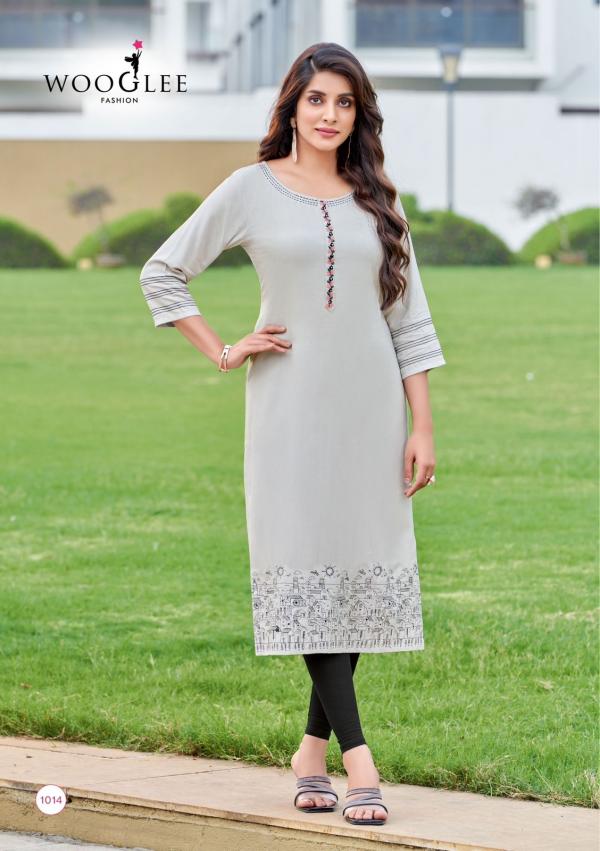 Wooglee Anurag Fancy Styles Designer Long Kurti Collection